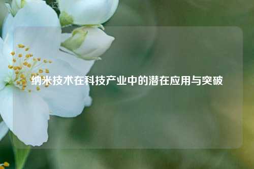 纳米技术在科技产业中的潜在应用与突破