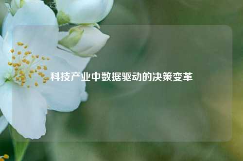 科技产业中数据驱动的决策变革