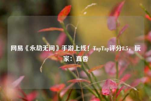 网易《永劫无间》手游上线！TapTap评分8.5，玩家：真香